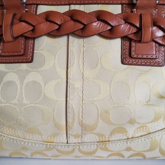 Coach Old Money Quiet Luxury Country Club Hampton Signature Caryall Satchel - Picture 12 of 16